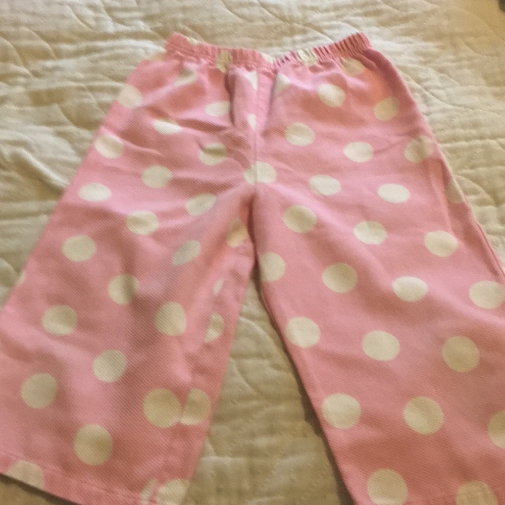 Kelly’s Kids pink/white pants sz 14/16